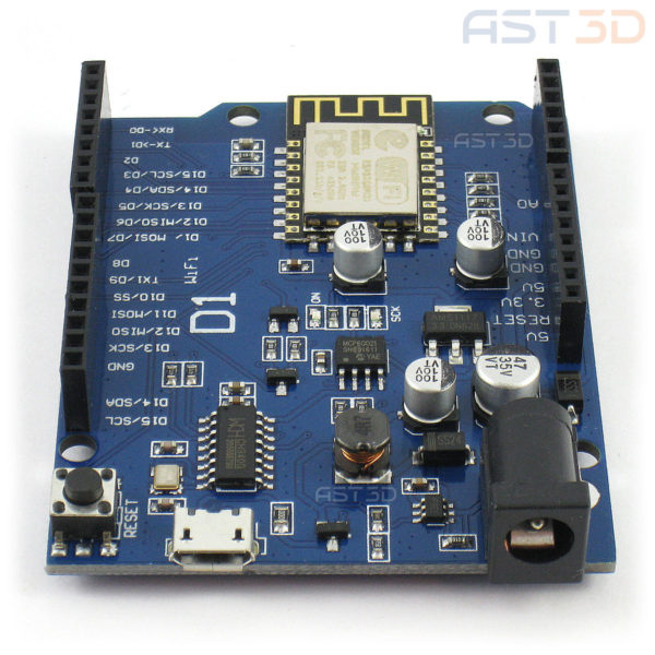 Arduino UNO WIFI, R3 CH340G/ATmega328p ESP8266 (Micro-USB)