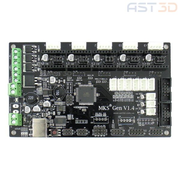 Плата управления 3D принтером MKS-Gen v1.4 МКС (Arduino Mega)