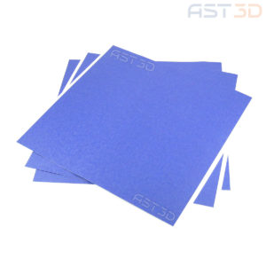 Термостойкий лист стола 3D принтера, (лента, синий 200*210 мм)